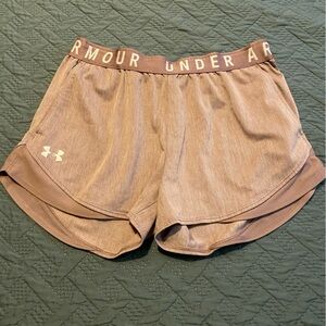 Women’s Under Armour Shorts - Pink Color - Size M